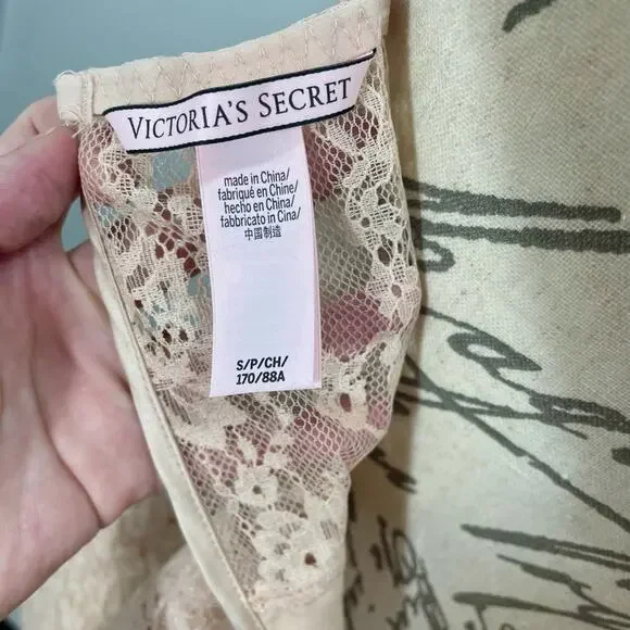 Victoria’s Secret Dream Angels Floral Slip Dress Lace & Ring Semi-Sheer - Small - Picture 8 of 11